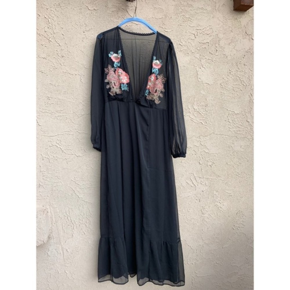 Cleobella Amarylis Embroidered Maxi Dress